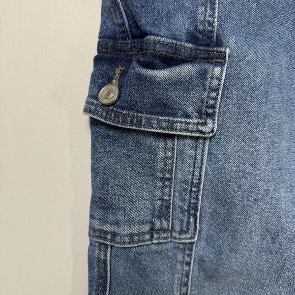 KanCan Women's Avery Straight Cargo Pocket Jeans, Sz 11 (29), Mid Rise, Stretch - Picture 8 of 16